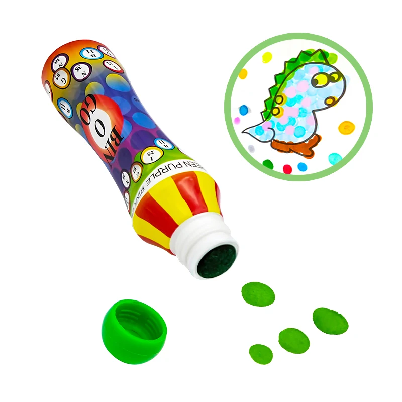 
Classical unique bingo dauber CH-2803,supply multi colored dot makers and empty one, ideal for kids art drawing 