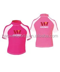 rash vest rash guards skiing lycra suits lycra  for swimming and surfing  lycra wetstuis with customized logo printing
