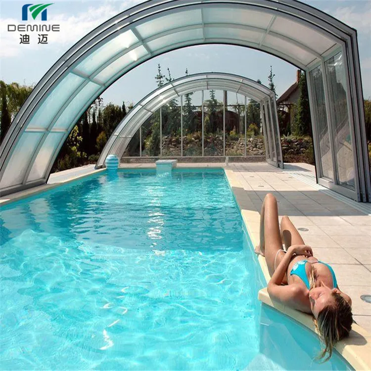 Anti-UV Swimming Pool Enclosed Cover Polycarbonate Sheet