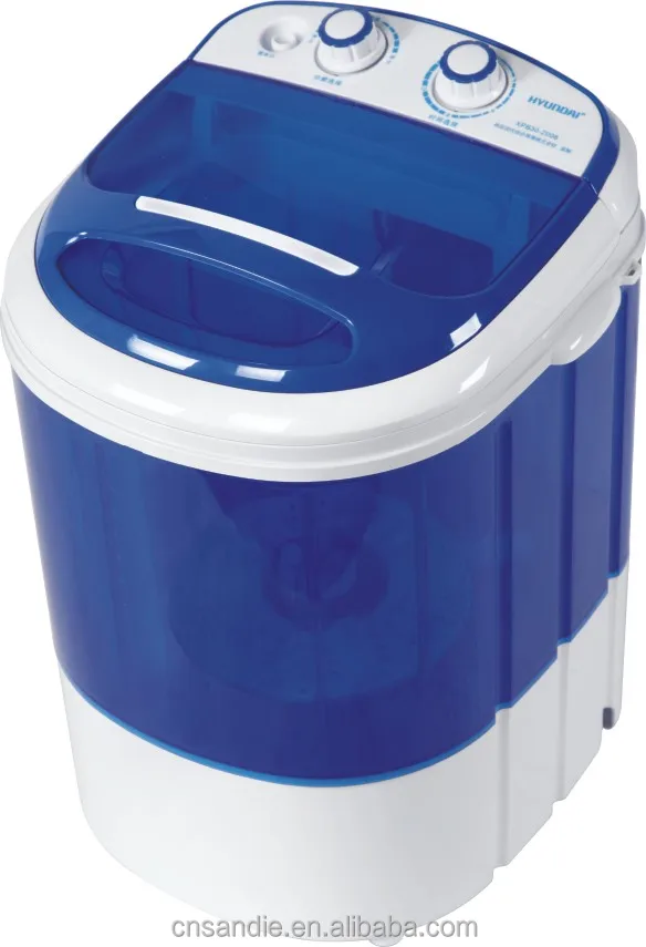 3.0kg single tub semi automatic mini portable washing machine