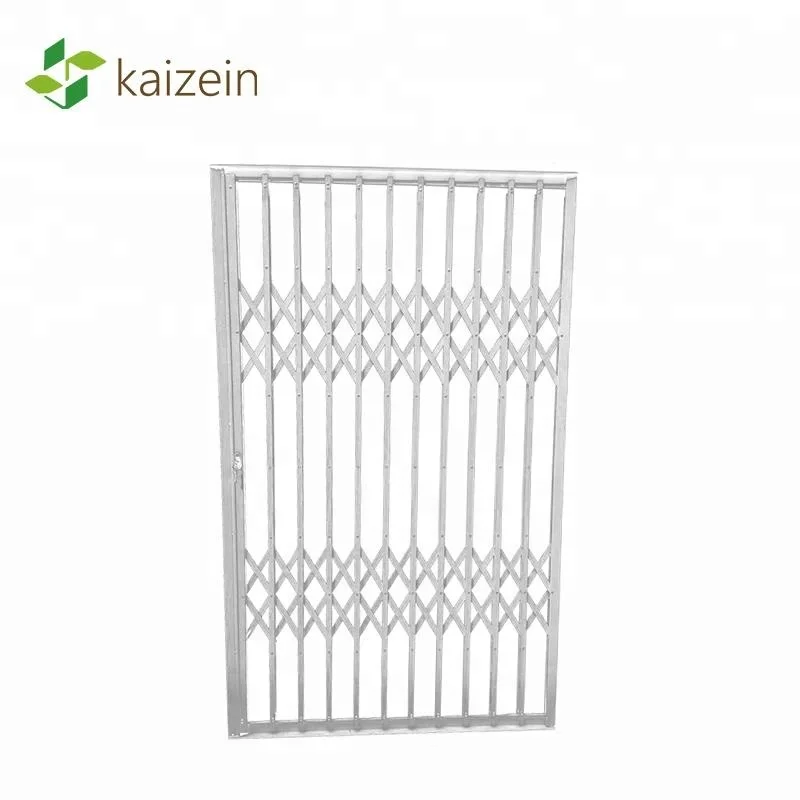 Metal decorative window grill design for sliding windows