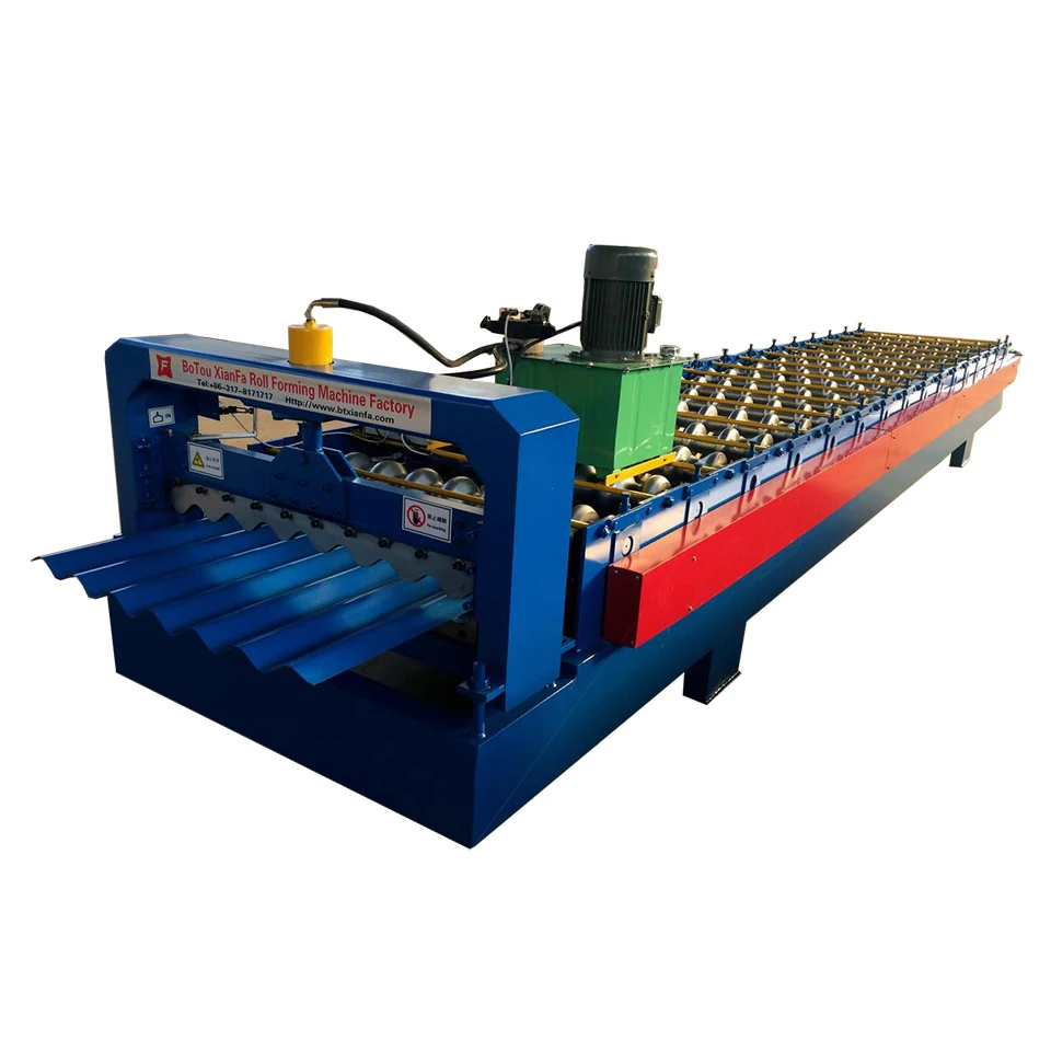 Гофрированный и арочный кровельный лист металла двухслойная профилегибочная машина