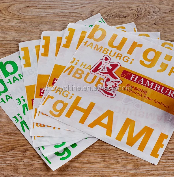 Снэки-бар для упаковки пищевых продуктов, сэндвич-бумага с индивидуальным дизайном