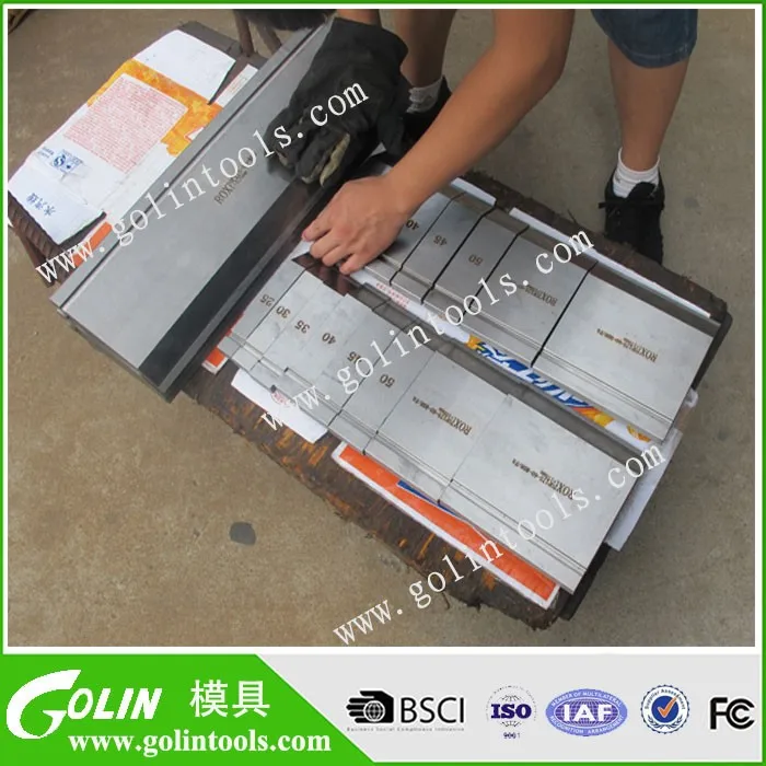 
805mm Segmented hydraulic bender machine tools , press brakes die, molds of press brake 