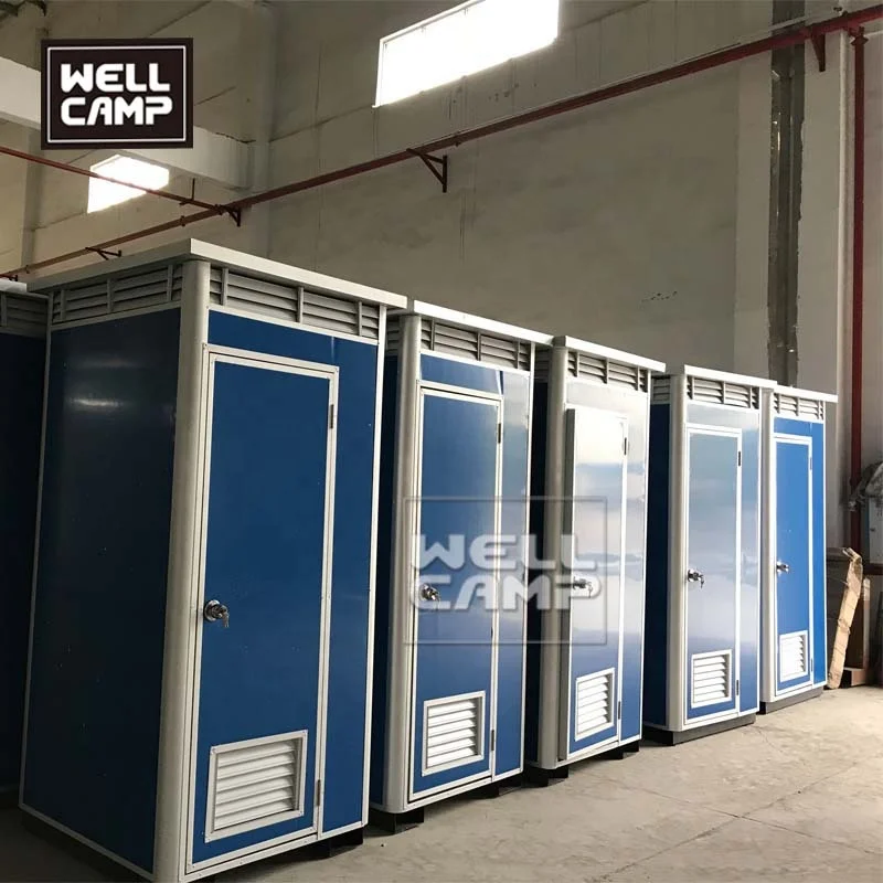 Cheap portable single toilet  prefab EPS sandwich panel economic mobile bathroom