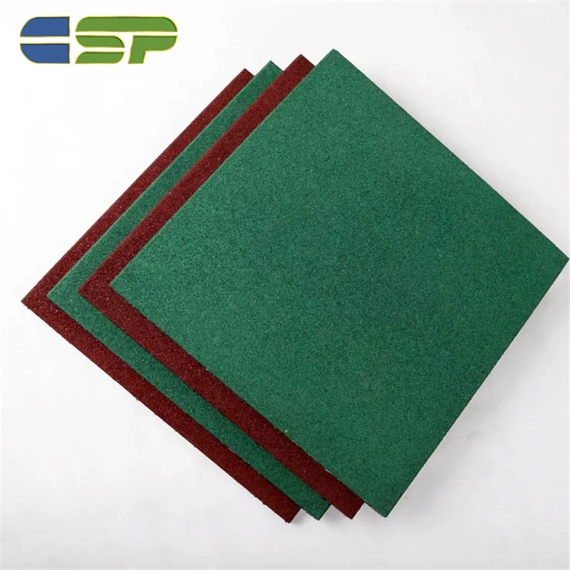 
Playground rubber floor tiles 25mm thick,green rubber floor tile 