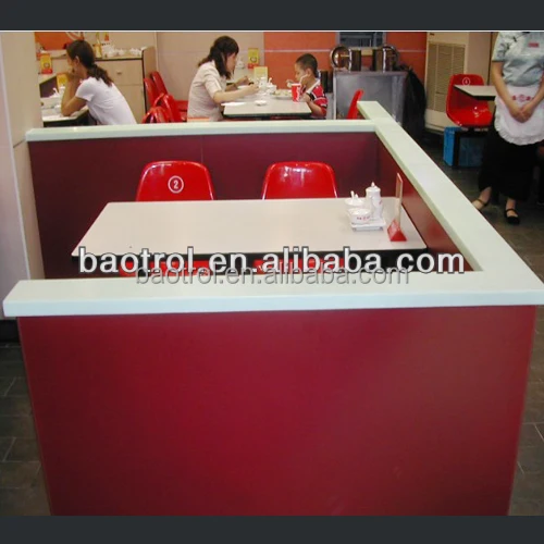  Мебель с твердой поверхностью современный дизайн стол для ресторана