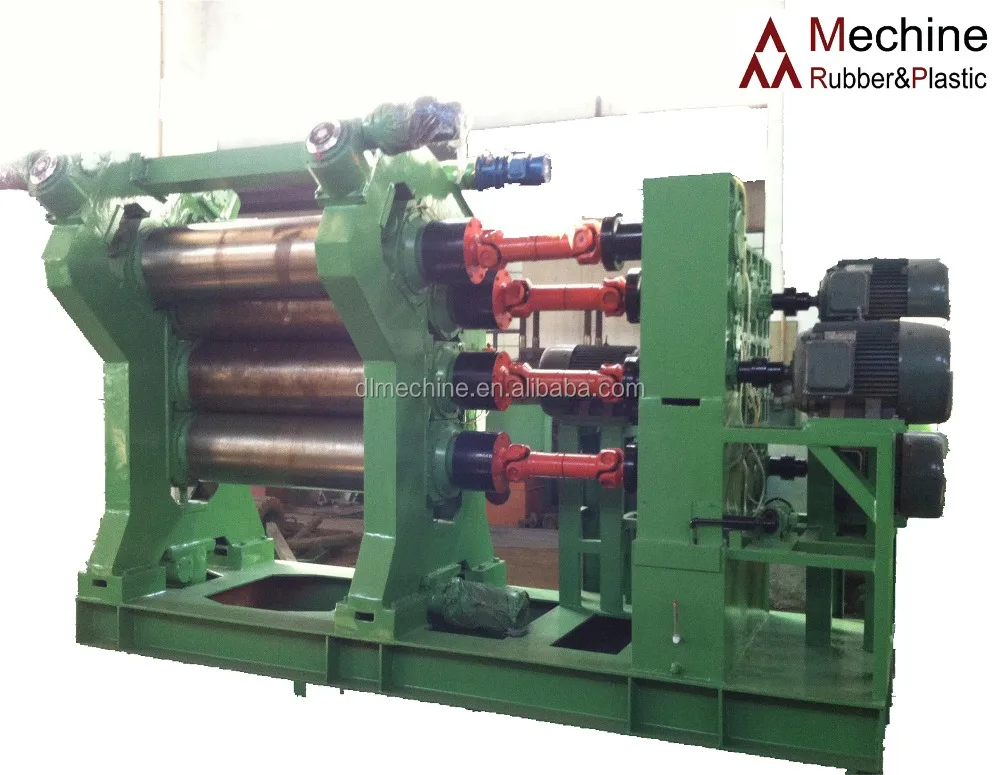 
4 roll rubber calender machine for tyre cord 