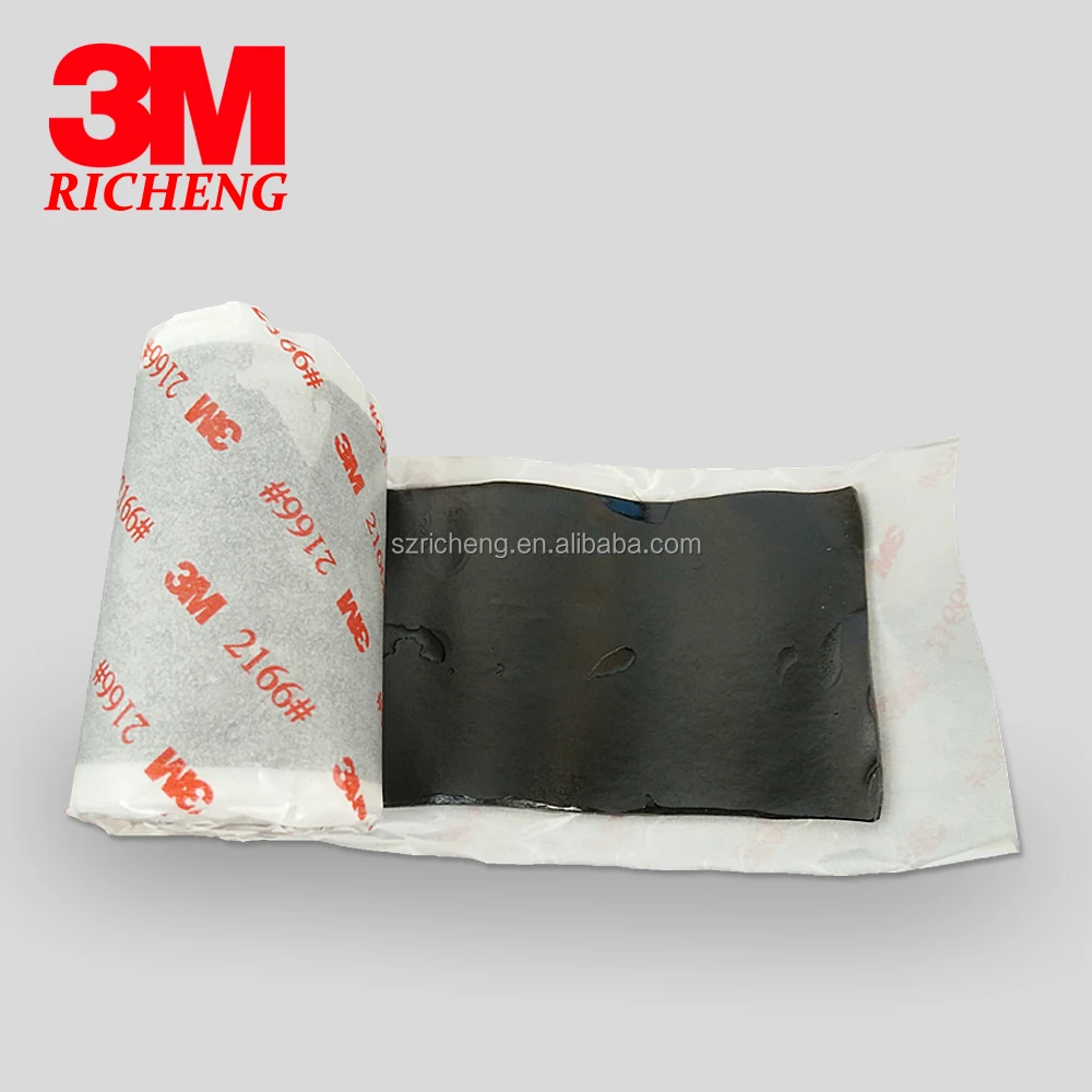 3M Butyl Rubber Tape 2166, Excellent weather resistance and waterproof, sealing performance