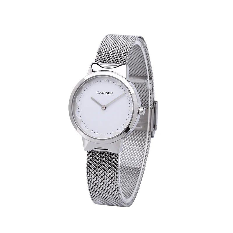 Japan movement quartz watch woman luxury odm oem manufacturer stainless steel female watch producer
