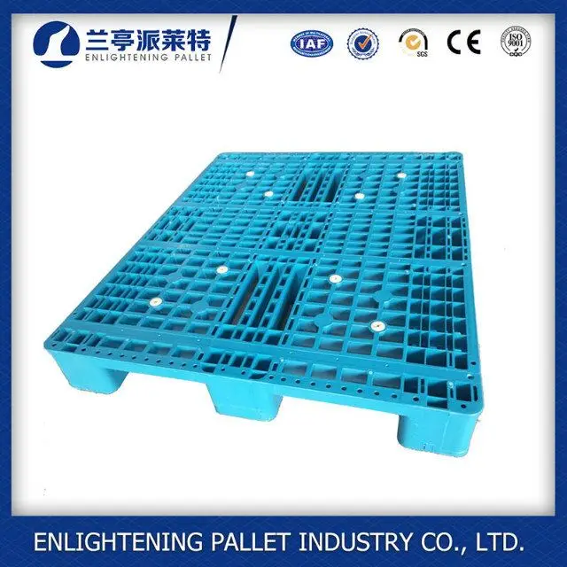 3 skids plastic pallet euro plastic pallets with steel insert made in China