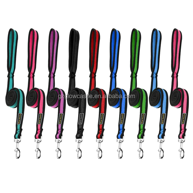 Black Family Sandwich Airmesh Leash For Dogs (9 Colors)