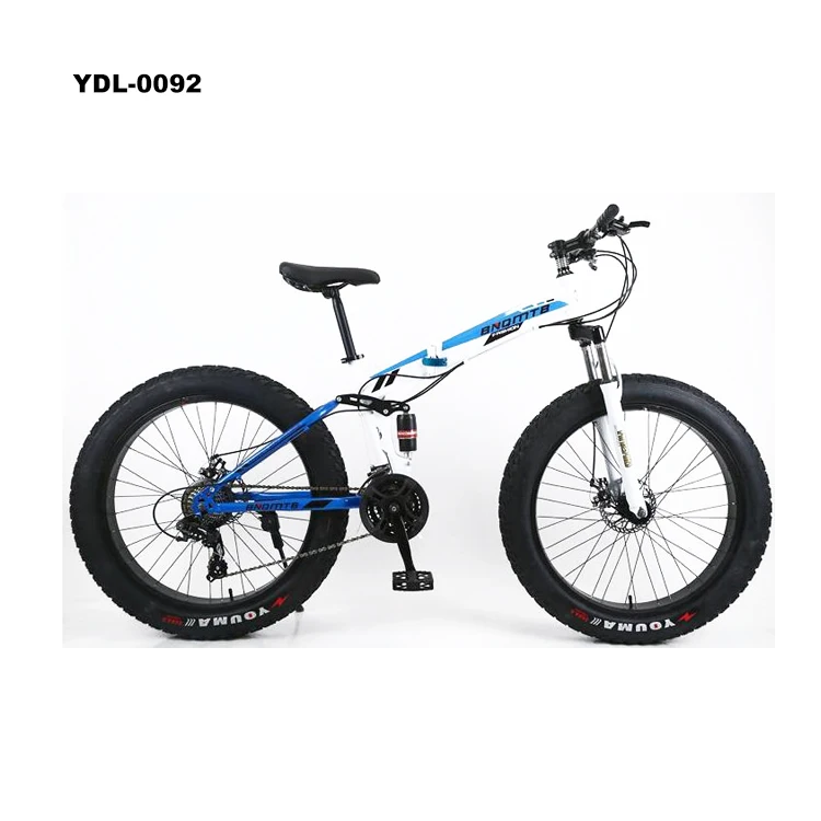 
Folding Fat Tire European market Bike Double Absorber Disc Brake Soft-Tailed Mountain Bikes 4.0 Bicycle 