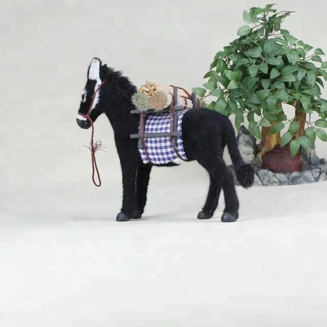 Реалистичная модель животного из фермы мини-размер имитация осла