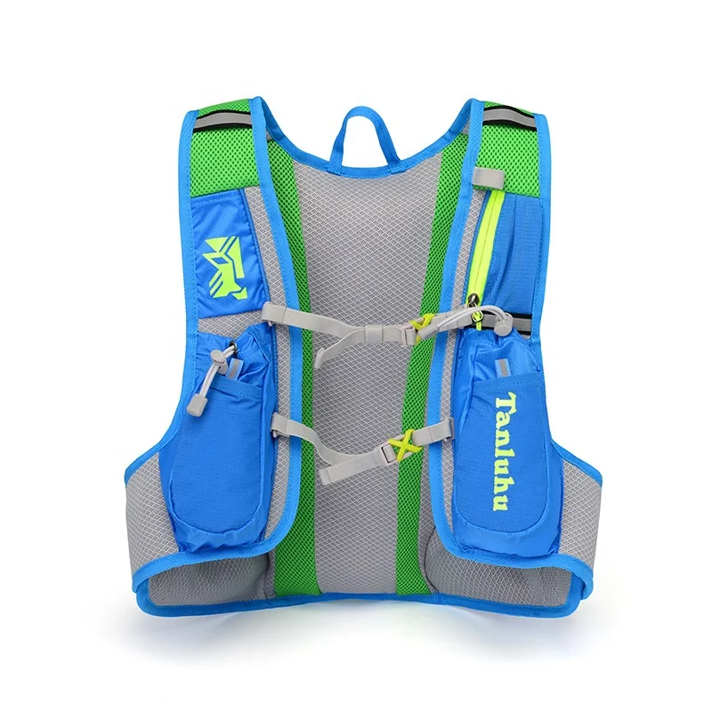 Customized Reflective Hiking Trail Race Running Vest Hydration Backpack 15L for Cycling Trekking