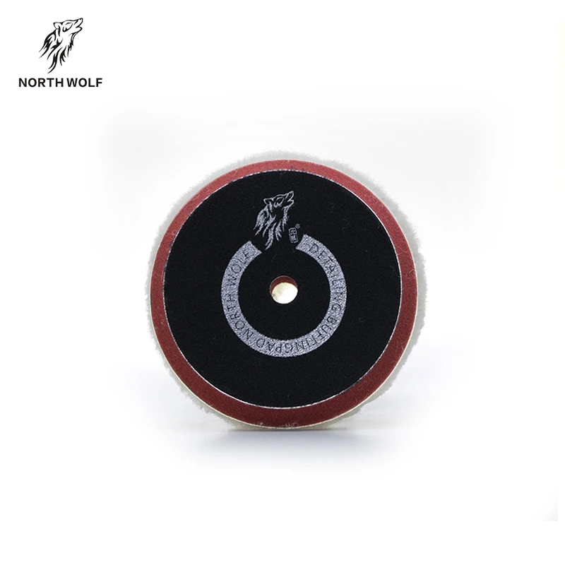 
Aggressive wool hard backing 5 inch car care japan polishing pad buffing pad wool 