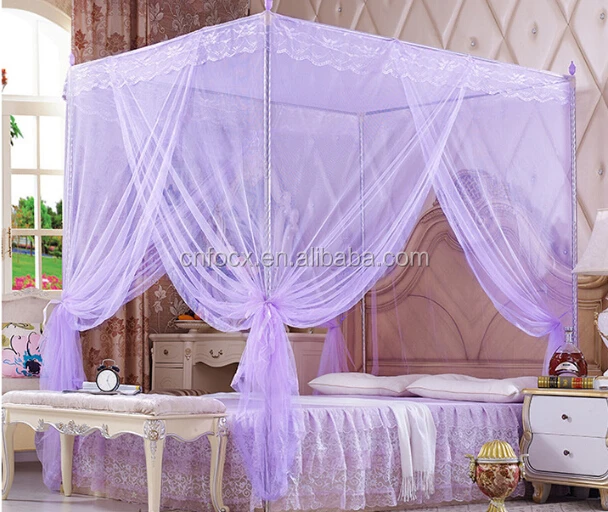 Three doors Luxury Princess Mosquito Netting / Bedding Canopy mosquito net / princess bed canopy net