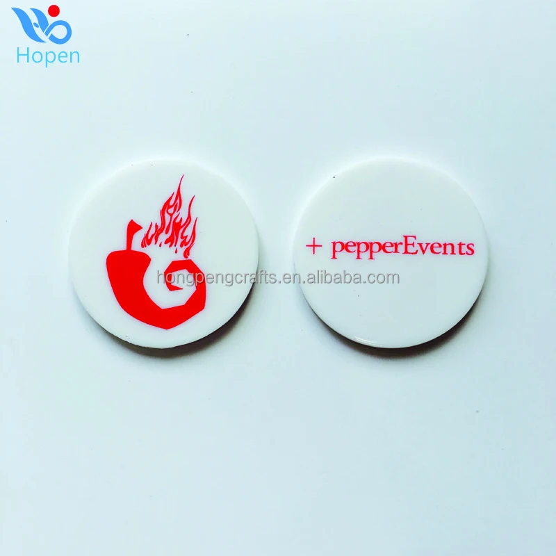 
Promotion gold color plastic token coin 