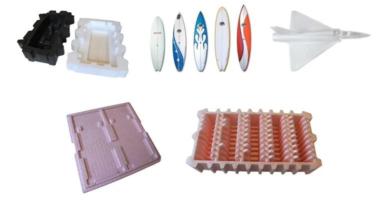 High quality fully automatic EPP styrofoam vacuum shape molding machine for packing line