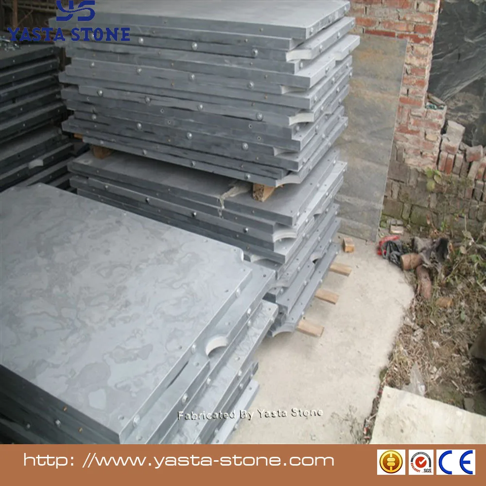 YA China grey slate billiard big size billiard slate table price sale