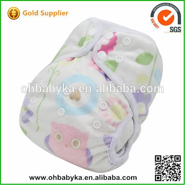 Ohbabyka alibaba china supplier minky pattern Widely Used prefold diaper covers