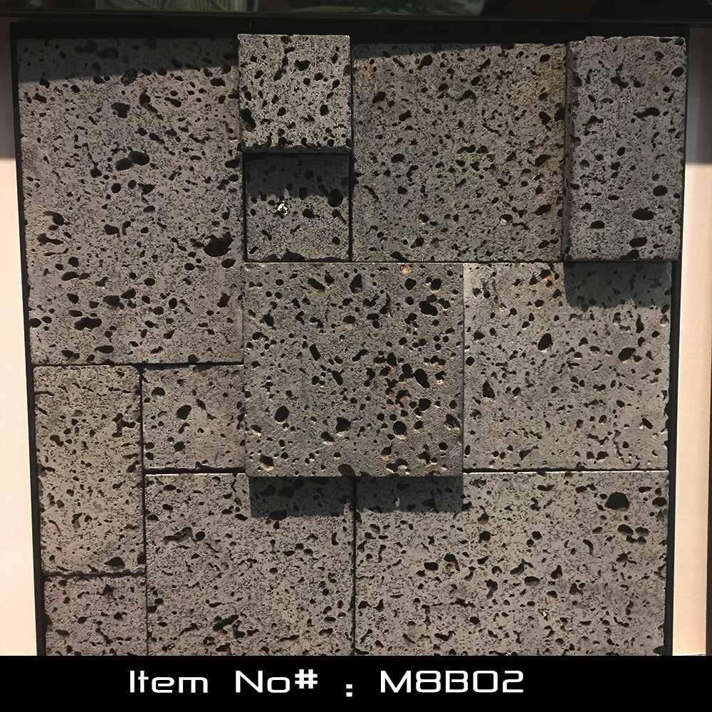 
Foshan Supplier Basalt Stone Mosaic mosaico de Basalto 