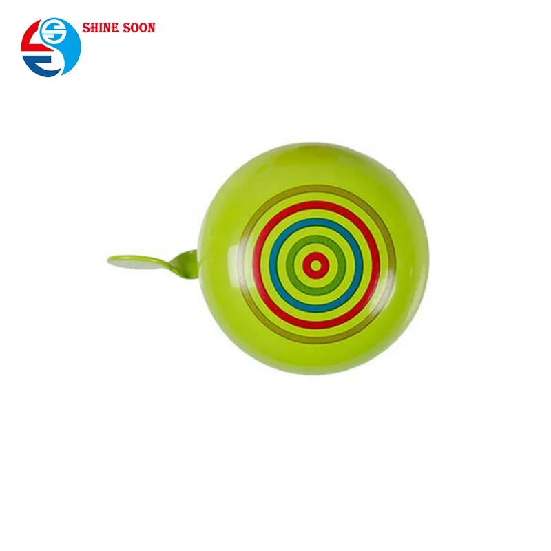 clear sound bike bell logo custom water transfer 58MM bicycle bell children kids steel bike bell