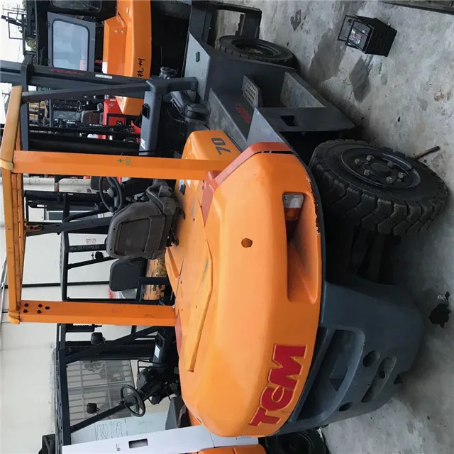 Multifunction Diesel Off Road Drum Forklift Truck Machines tcm 7ton 10 ton fd70 Goodsense Forklift Max Power Engine Technical