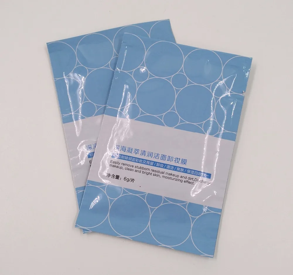 Factory supply OEM available pearl texture makeup remover wet wipe