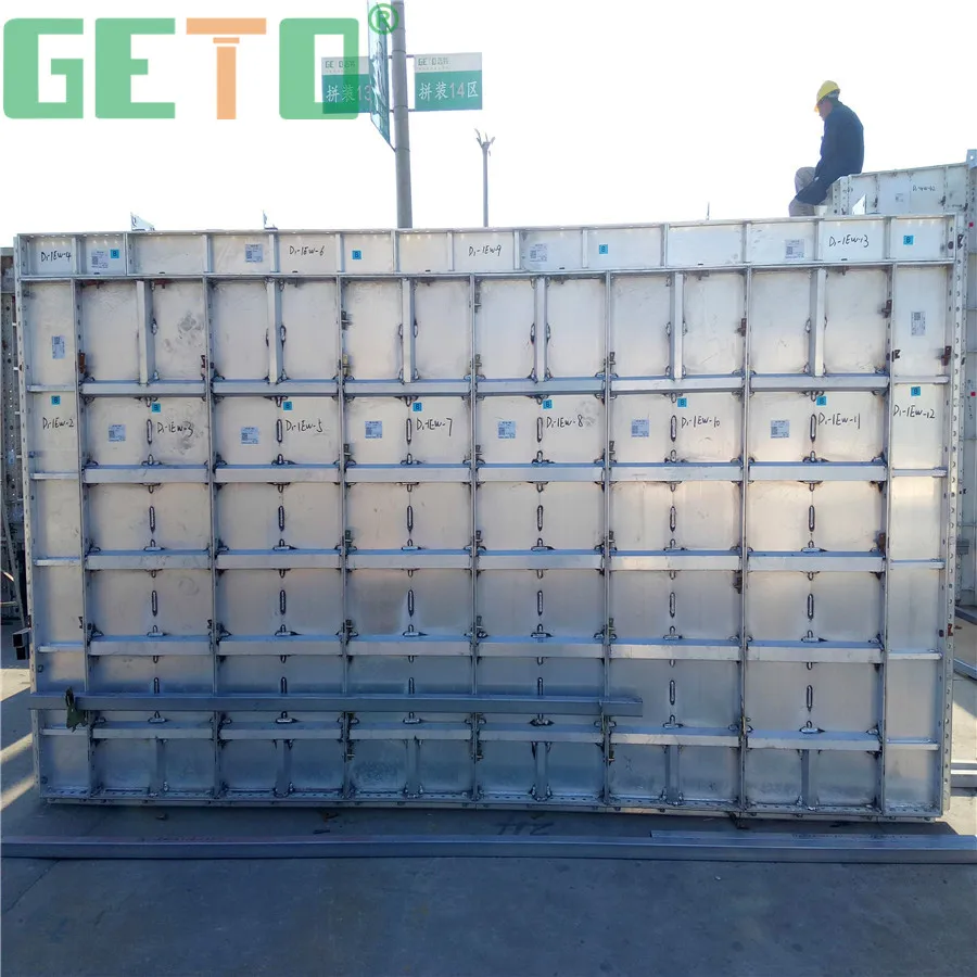 Lower cost high efficiency kumkang aluminium formwork for building villa project