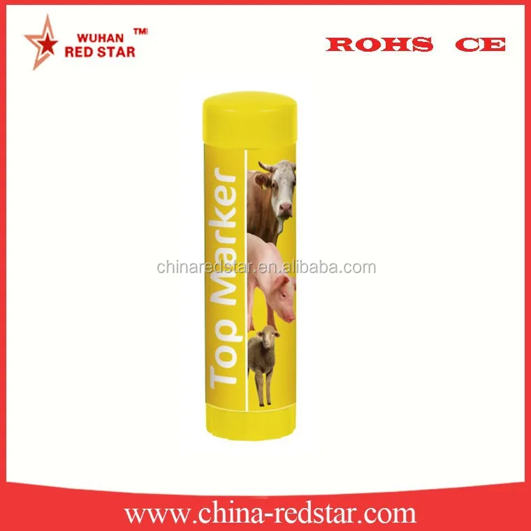 Pig Yellow Animal  Marking Stick Farm Equipment