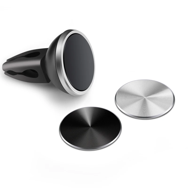 car mobile stand Round Metal Plate disk Paste On smartphone For Magnetic Car Cell Phone holders Support Car mobile accessories