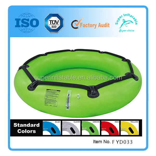 Custom 4-6 Person Heavy duty Inflatable water park ride wave surf round tube