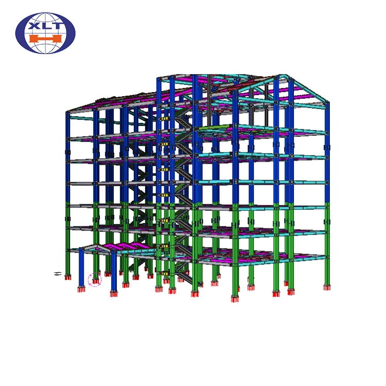 light weight prefabricated the office building steel structure