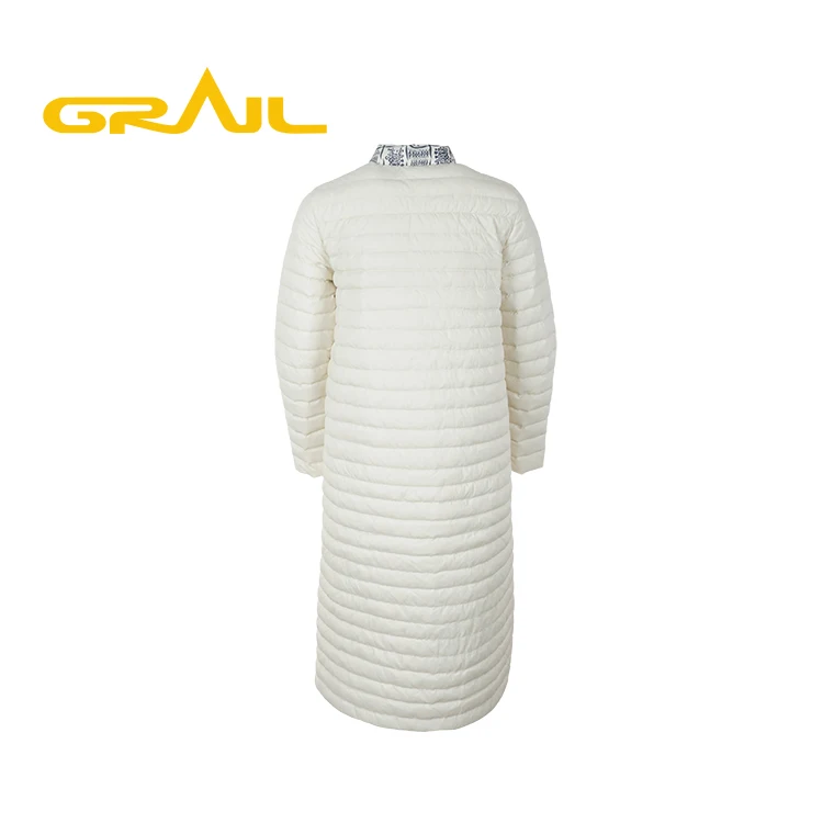 Professional modern design winter japan long light women duck down coat jacket