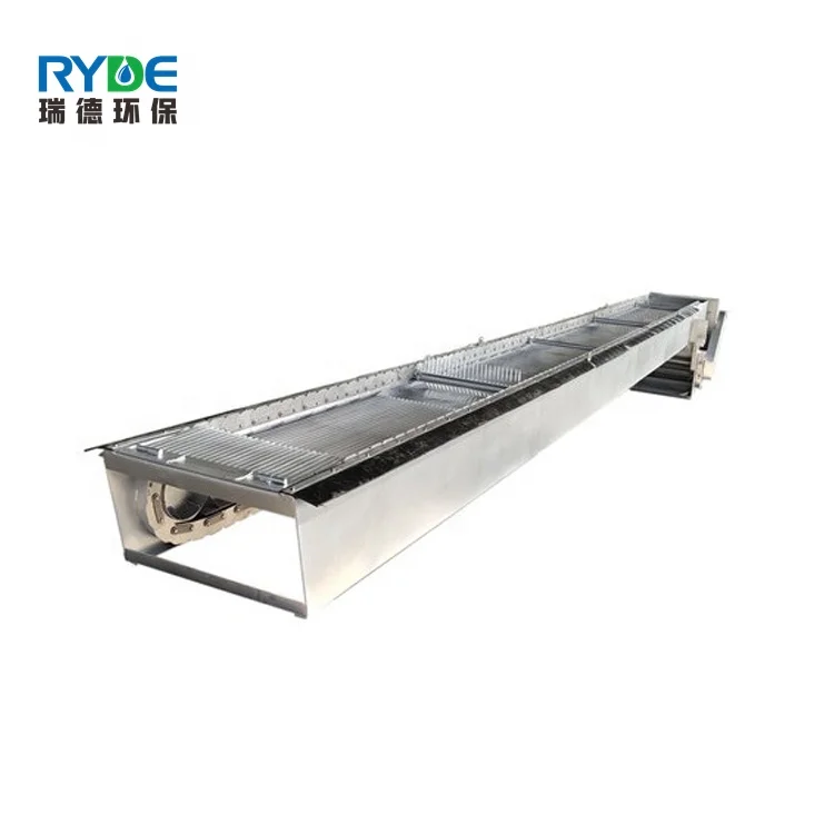 Yangzhou Ryde оборудование для предварительной очистки, просеивание в очистке сточных вод, вращающийся клиновый барабанный экран