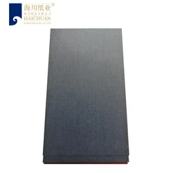 HC Custom printed high quality pure color Linen lines embossed gift wrapping paper roll