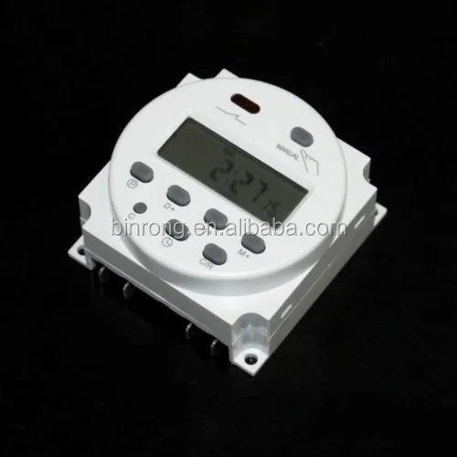 Цифровой мощность Программируемый электронный таймер AC 220-240 В 16A