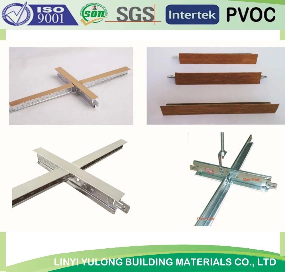 
32H Ceiling T-Grid / T-bar /ceiling tile for PVC Gypsum ceiling and Mineral Fiber ceiling 