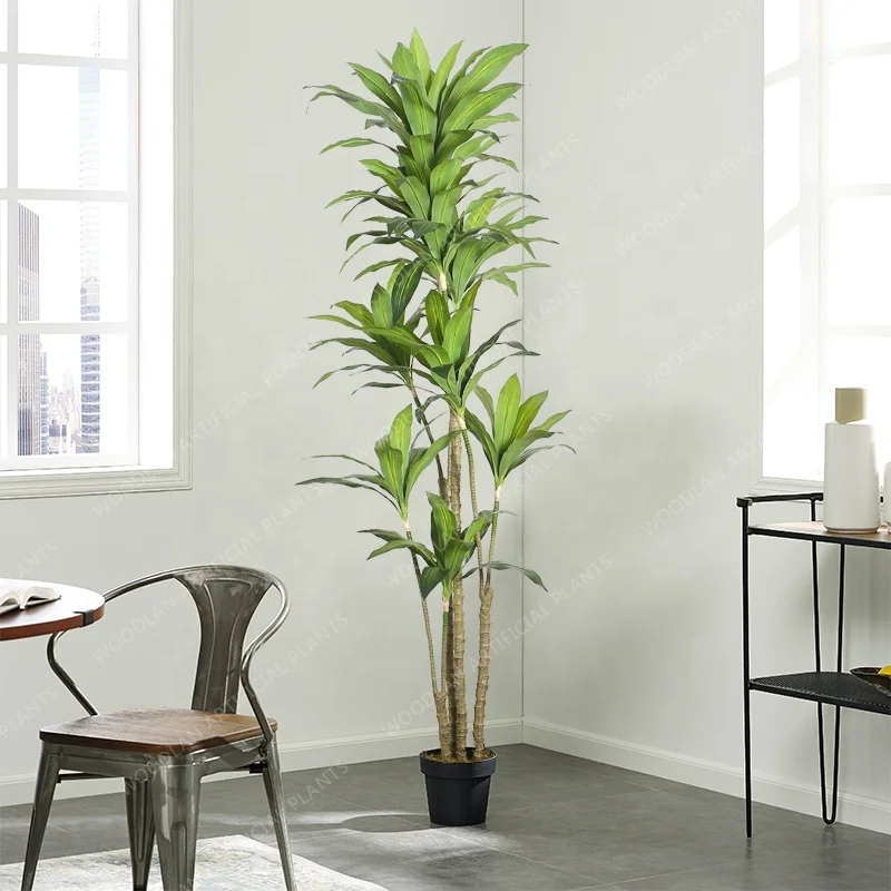 220cm artificial dragon blood tree potted indoor simulation forest landscape decoration