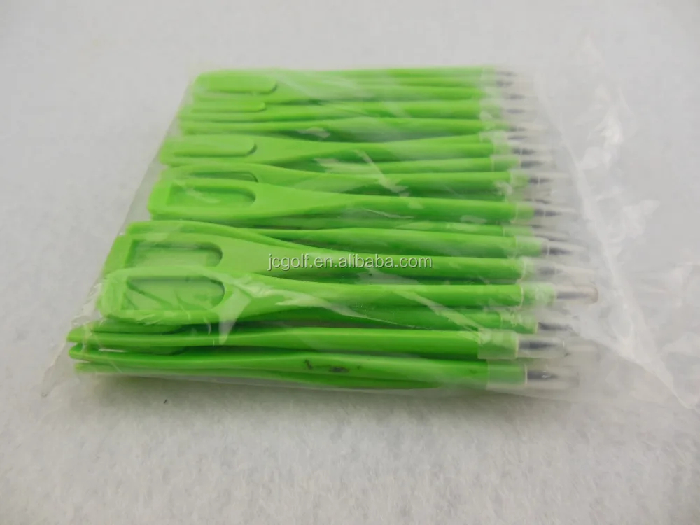 wholesale assorted colored plastic golf pencil