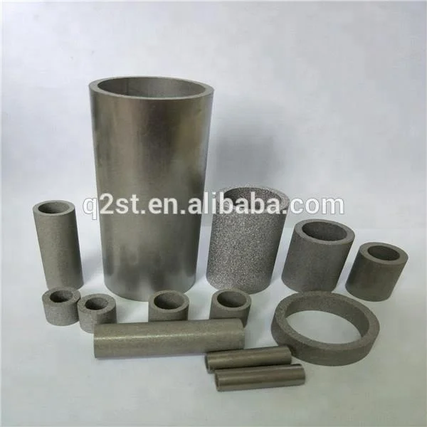 0.5-2-100micron sintered bronze powder stainless steel porous Strainer Pipe