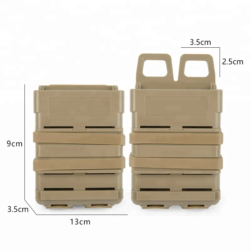 Actionunion ABS Tactical 5.56mm Fast Mag Holder Molle Pouch Hard Shell Hunting Magazine Pouch Hunting accessories