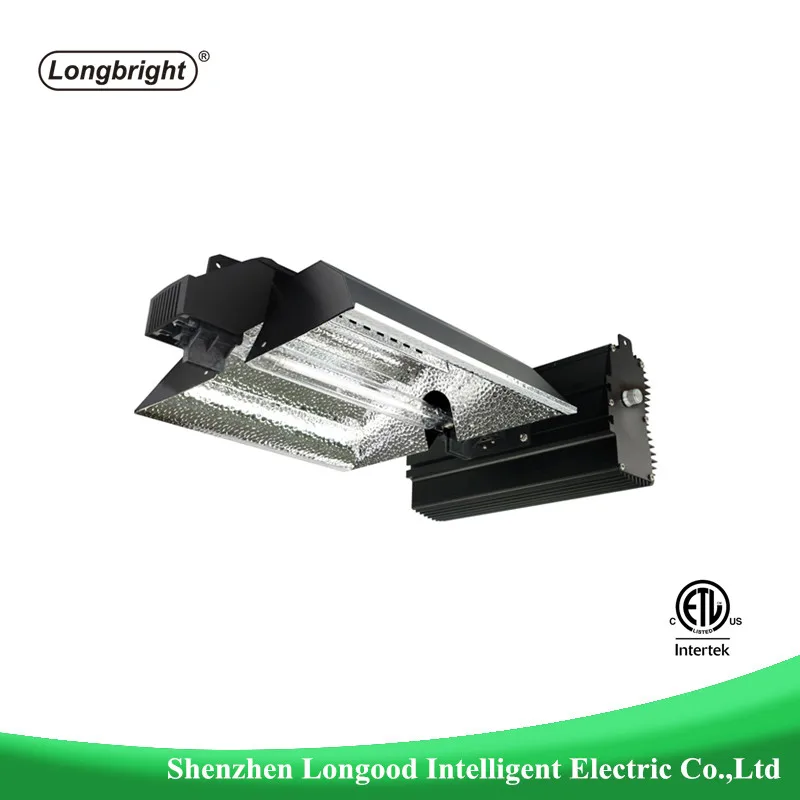 Лучшее качество 1000W 120V 240V 277V DE электронный балласт с алюминиевым отражателем двухконцевой HPS светать приспособление