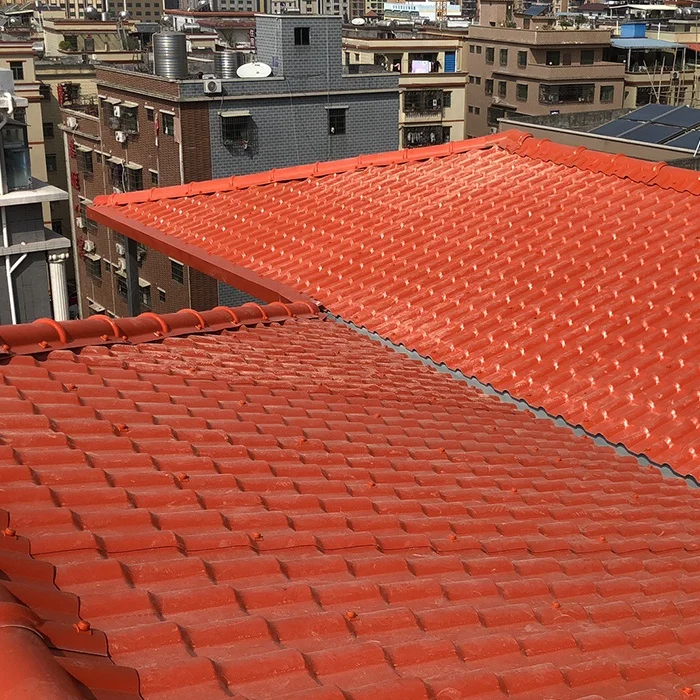 Good fire performance synthetic resin roof tile  color roof with cheap price roofing building material supplier