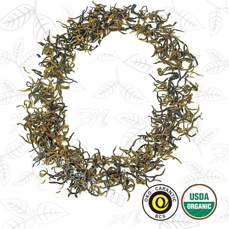 
Organic certificated refined Chinese high quality gift loose leaf tea good taste Kungfu/Gongfu black tea 