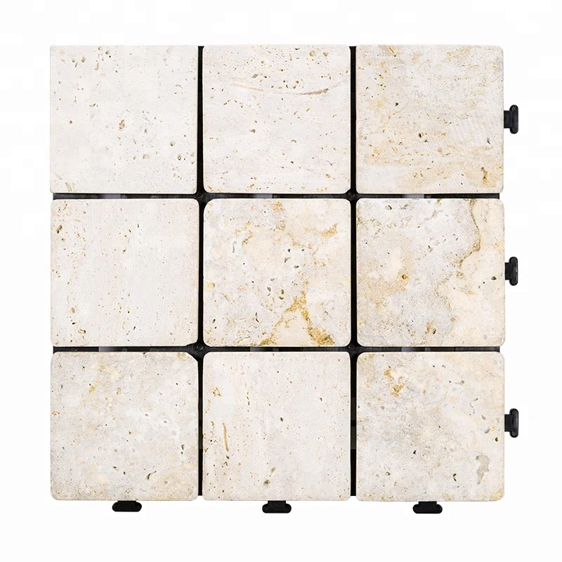 Hot sale in Italian marble lava stone easy install deck flooring tile for porch