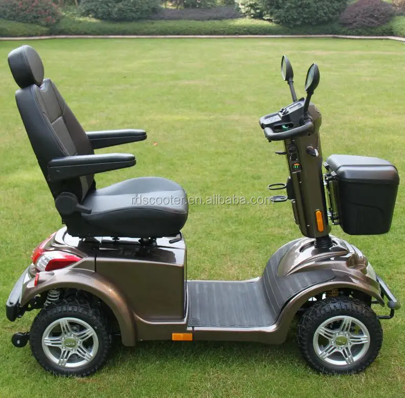 LCD panel tiller adjustable electric senior scooter high torque R9-S handicapped scooter