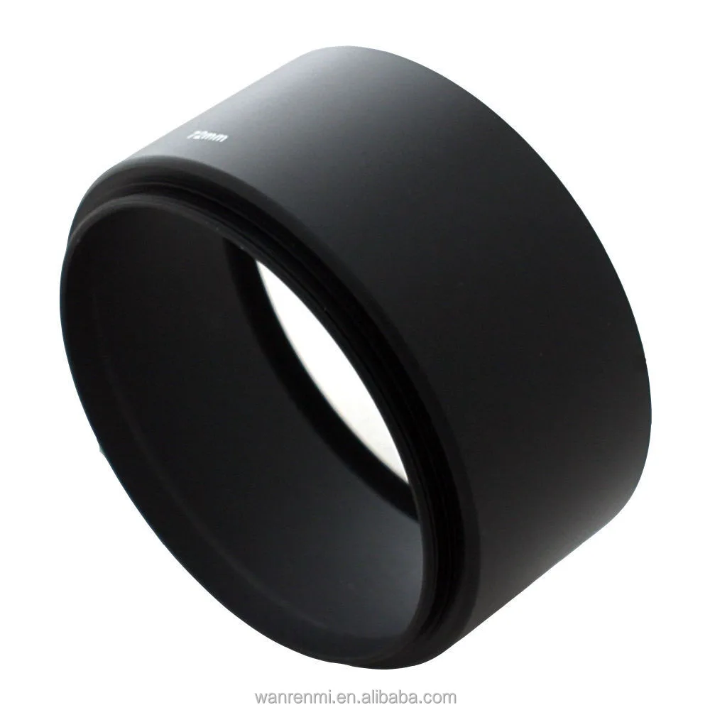 
72mm Metal Tele Lens Hood 72mm Telephoto Filter Thread Camera Lens for Canon Nikon 