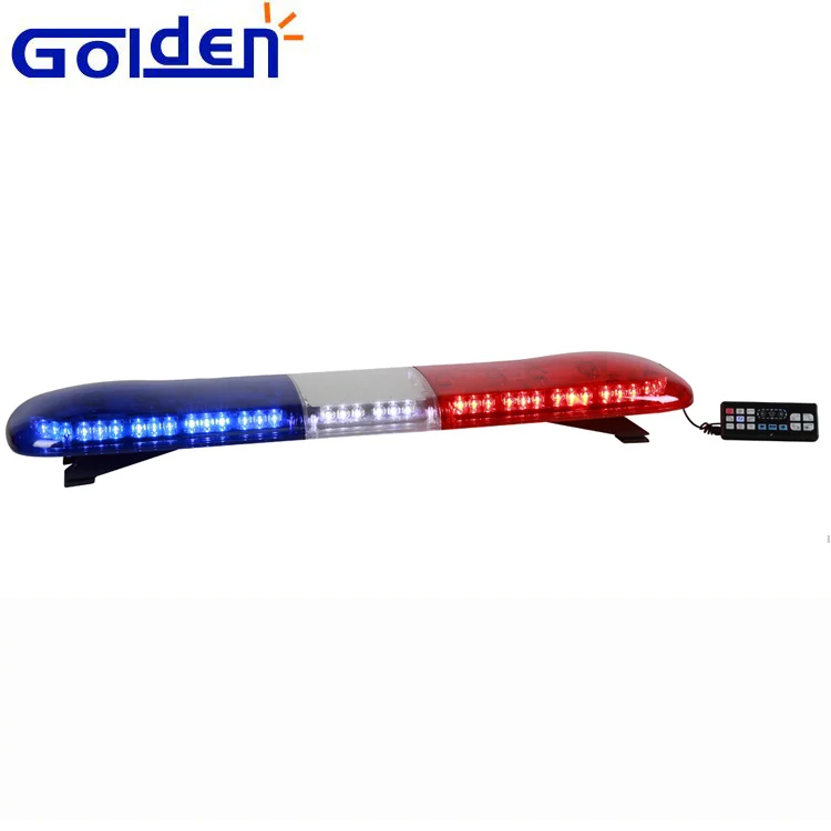 
48inch high power 3w slim police military security vehicle used strobe warning led emergency light bars 